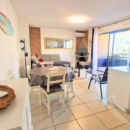 012 Grand T3 Avec Clim, Garage, Piscine, Wifi * Sète