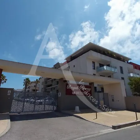 012 Grand T3 Avec Clim, Garage, Piscine, Wifi Apartamento Sète